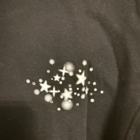 Wild Fable Black Disco Ball Graphic Hoodie XXS NWT - Picture 4 of 5